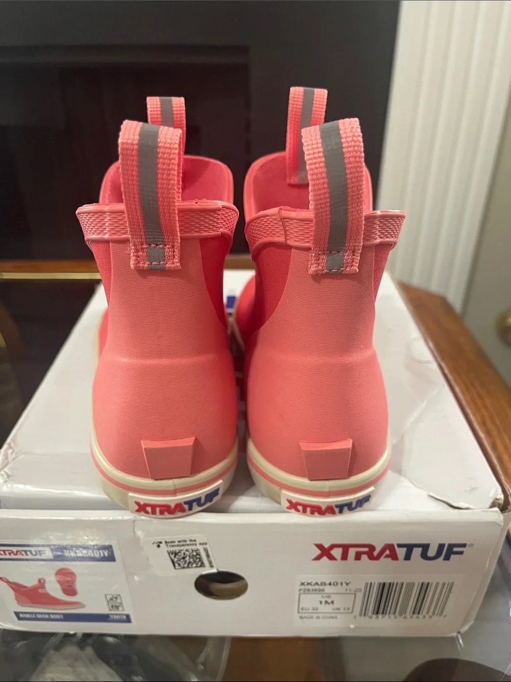 XTRATUF Kids' Coral Pink Rain & Snow Boots